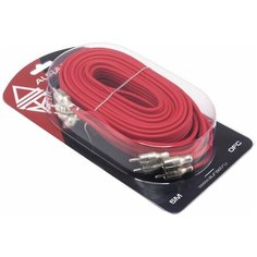 RCA-кабель Aura RCA-B45SE, 4 канала, бескислородная медь (OFC), двойной экран, 5 м