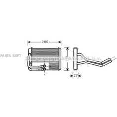 Радиатор печки Ava HY6122