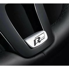 3D алюминиевый сплав Rline эмблема автомобиля наклейка на руль аксессуары для Volkswagen GTI Polo Golf Passat Scirocco Jetta Beetle, I