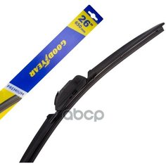 Щетка стеклоочистителя Goodyear PREMIUM, 25"/ 650 мм, бескаркасная, 8 переходников