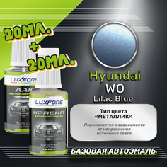 Luxfore подкраска для царапин и сколов Hyundai WO Lilac Blue 20 мл + лак 20 мл комплект