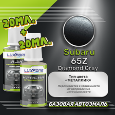 Luxfore подкраска для царапин и сколов Subaru 65Z Diamond Gray 20 мл + лак 20 мл комплект