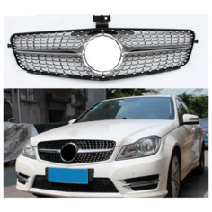 Решетка радиатора Mercedes C-class W204 Diamond style