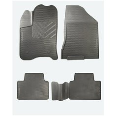 Коврики Автодрайвер для ВАЗ LADA Vesta Лада Веста 2015-2022 сота ЕВА резиновые с бортом Avtodriver