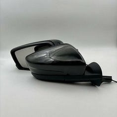 Зеркало боковое комплект Лада Ларгус, Логан, Дастер (2004 - 2117) адаптированные в корпусе Гранта, тросовый привод, Черный Automobile Plastics Factory