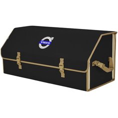 Органайзер-саквояж "Союз" в багажник Volvo (Вольво), размер XXL. Цвет: черный с бежевой окантовкой. A&P Групп