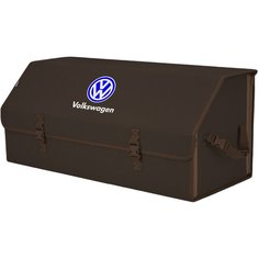 Органайзер-саквояж "Союз" в багажник Volkswagen (Фольксваген), размер XXL. Цвет: коричневый. A&P Групп