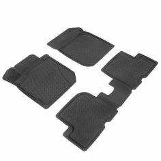 Коврики салона для Renault Duster 4WD (2021- Н. В.), PREMIUM, резина, с перемычкой, 4 шт. Atoll Group