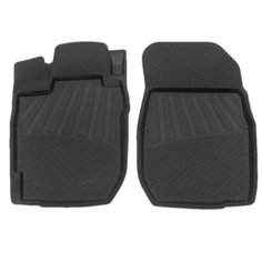 Передние коврики для Renault Duster 4WD (2010-2021) GRAND, резина, 2 шт Atoll Group
