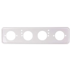 Рамка для номера skyway S04101006/S04101007/S04101008/S04101009 белый 1 шт.