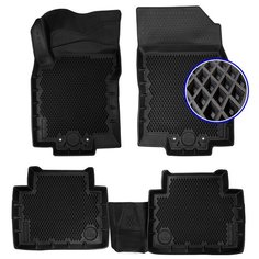 Коврик Nissan X-Trail III (Т32) (2013-) Premium ("EVA 3D") cалон Delform