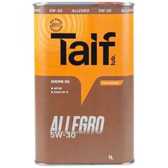 HC-синтетическое моторное масло TAIF ALLEGRO SP 5W-30, 1000 л, 1 шт. ТАЙФ