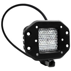 Фара-врезная светодиодная Aurora ALO-EK-2-E4T 9V-36V 40W 2.7A 3200Lm Фонарь рабочего белого света, дневные ходовые огни, противотуманки