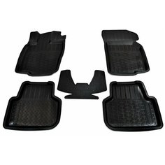 Коврики салона резиновые с бортиком для Skoda Octavia А7 (2013->) Avtodriver