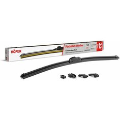 Щетка стеклоочистителя бескаркасная 22 550 мм Hofer HF855321