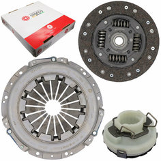 Пакет сцепления (корзина, диск, подш.) ВАЗ 2123 (Шевроле Нива) (накладка кевлар) (усиленное) STARCO