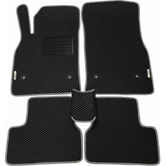 Автомобильные коврики ЭВА (EVA) для OPEL ASTRA (J) / Опель Астра J / 2010-2015 + подпятник + 2 логотипа АвтоЕва.рф