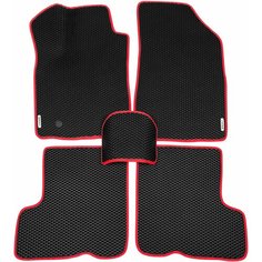 Автомобильные коврики (автоковрики) ЭВА / EVA / ЕВА для RENAULT SANDERO / Рено Сандеро / 2009 - 2022. + 2 логотипа АвтоЕва.рф