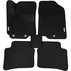 Автомобильные коврики ЭВА (EVA) для KIA RIO (III) / Киа Рио 3 / 2011-2017 + подпятник + 2 логотипа АвтоЕва.рф