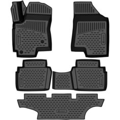 Element Ковер в салон формованный TPE Standard Dong Feng 580 (I) 2017-, 5 шт. / Донг Фенг