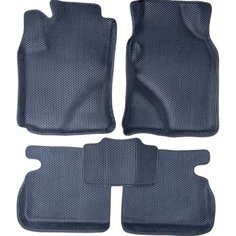 Автомобильные коврики ЕВА / EVA для Toyota Corolla IX E120 2000-2007 / Тойота Королла 9 Е120 2000-2007 / 3D+ 3д+ / с бортами / черный(сота)-черный Gallex