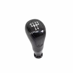 Ручка КПП Приора 1 в стиле Веста под круглый вал со шлицом, цвет черный лак Lada Priora I - II, Калина 2, Гранта Нет бренда