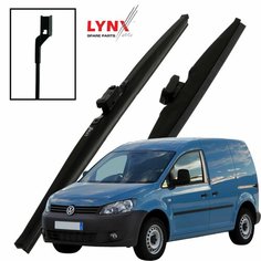 Дворники VW Volkswagen Caddy (3) 2K / Фольксваген Кэдди фургон рест 2010 2011 2012 2013 2014 2015 Щетки стеклоочистителя зимние LYNXauto 600мм-450мм к-т 2шт.