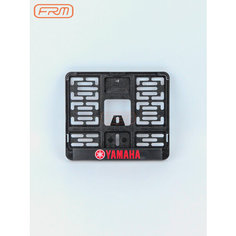 Рамка номера с логотипом Yamaha на мотоцикл скутер мопед квадроцикл для мотоциклиста, красная FRM