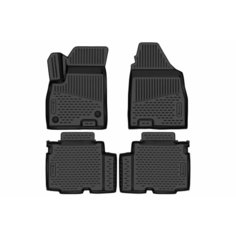 Коврики 3D в салон подходят для JETOUR X90 Plus 2023-, Внедорожник 5 дв. 5мест, 4шт. (полиуретан) / Джитур X90 Плюс Element