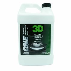 3D Абразивная и полировальная паста 2 в 1 с оксидом алюминия One Hybrid 3,78л 400G01