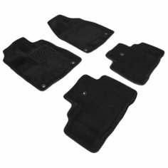 Автомобильные коврики 3D ворс Jetour Dashing , Джетур Дашинг 2022-н. в. черные Seintex 99188