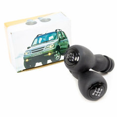 Ручка КПП и раздатки Нива Шевроле цвет черный лак Niva Сhevrolet Нива Тревел набор 2шт. Нет бренда