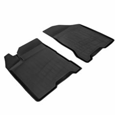 Передние коврики в салон для Lada Vesta SD/SW/SW Cross (2015- Н. В.) GRAND, резина, 2 шт. Atoll Group