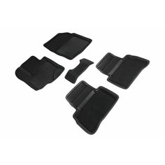 Автомобильные коврики EVA 3D Suzuki Vitara 2015-н. в. черные, с рисунком соты Seintex 95444