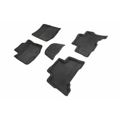 Автомобильные коврики EVA 3D Toyota Land Cruiser Prado 150 2013-н. в. черные, с рисунком соты Seintex 95177