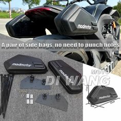 Подходит для Benda LFC700, модифицированный бампер для мотоцикла, боковая сумка, кронштейн для хвостовой коробки, кронштейн для спинки, аксессуары для BENDA LFC700 LFC700, Черный Zuimi