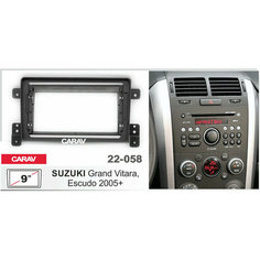Переходная рамка 9" Android для а/м SUZUKI Grand Vitara, Escudo 2005+ CARAV 22-058