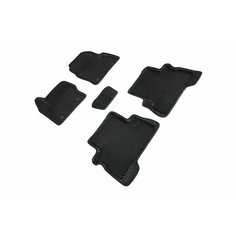 Автомобильные коврики EVA 3D Ford Kuga рест. 2016 - 2019 черные, с рисунком ромб Seintex 95279