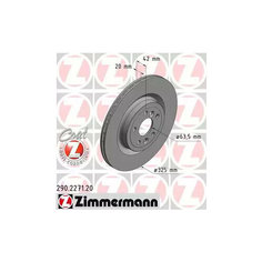 Тормозной диск зад Zimmermann 290.2271.20