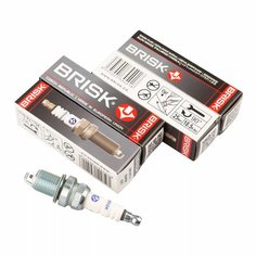 Свечи зажигания для Лада Веста, Приора, Гранта, Калина 16 клапанов, BRISK DR15YC-1