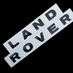3D ABS буквенный капот автомобиля, крышка, эмблема для Land Rover Range Rover Velar Sport Discovery 2 3 4, наклейка Defender, аксессуары, Glossy Black