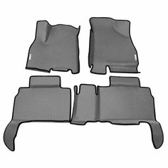 Автомобильные коврики ЭВА (EVA) для CHERY TIGGO 8 (8 PRO, 8 PRO MAX, 8 PRO E+) Черри Тигго 8 (8 Про) с 3D бортами 2018 - н. в. + 2 логотипа АвтоЕва.рф