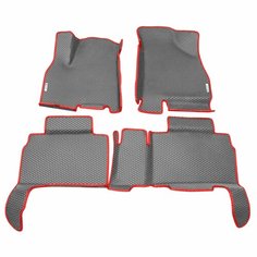 Автомобильные коврики ЭВА (EVA) для CHERY TIGGO 8 (8 PRO, 8 PRO MAX, 8 PRO E+) Черри Тигго 8 (8 Про) с 3D бортами 2018 - н. в. + 2 логотипа АвтоЕва.рф
