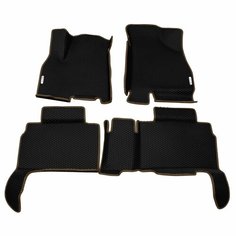 Автомобильные коврики ЭВА (EVA) для CHERY TIGGO 8 (8 PRO, 8 PRO MAX, 8 PRO E+) Черри Тигго 8 (8 Про) с 3D бортами 2018 - н. в. + 2 логотипа АвтоЕва.рф