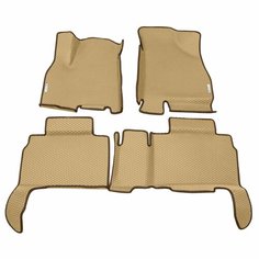 Автомобильные коврики ЭВА (EVA) для CHERY TIGGO 8 (8 PRO, 8 PRO MAX, 8 PRO E+) Черри Тигго 8 (8 Про) с 3D бортами 2018 - н. в. + 2 логотипа АвтоЕва.рф