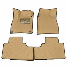 Автомобильные коврики ЭВА (EVA) для GAC GS8 (II) / Гак ГС8 с 3D бортами 2021 - н. в. + подпятник АвтоЕва.рф