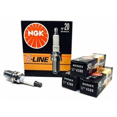 Свеча зажигания NGK V-line №20 BKR6EK на LADA Largus, Renault Logan 16 клап.
