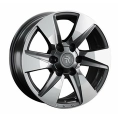 Колесный диск Replay TY311 17x7.5" PCD6x139,7 ET25 D106,1 темно-серый глянцевый с полированными лучами