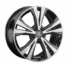 Колесный диск Replay CHR110 18x7" PCD5x108 ET33 D60.1 черный глянцевый с полированными лучами