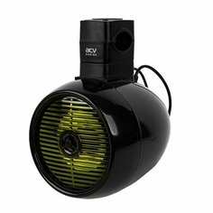 Подвесная морская акустика ACV MR62BL 300 Вт 6,5, RGB подсветка, комплект корпусных динамиков 2 шт, влагостойкие колонки для лодки, катера, яхты водонепроницаемые 2-полосные, черные Нет бренда